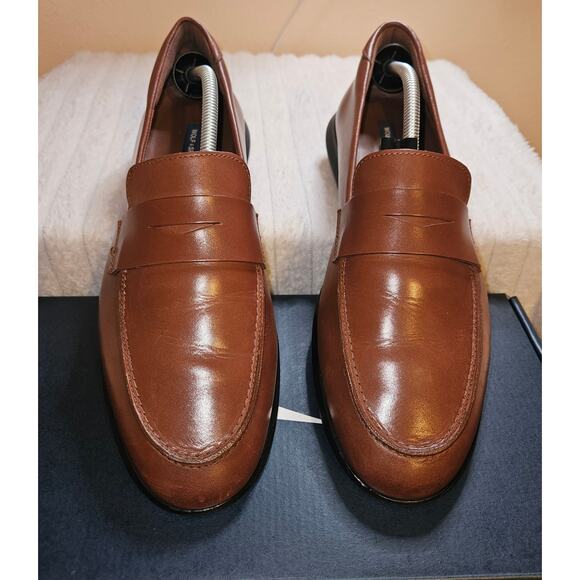 Wolf & Shepherd Ultra Lightweight Coast Loafer in Brown Leather Men\'s Size 11 main image 9